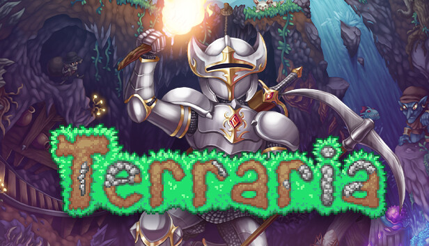 Terraria world and biome artwork